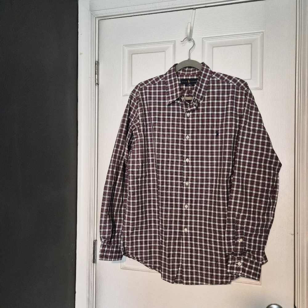 Polo Ralph Lauren Custom Fit Plaid Button-Down Shirt